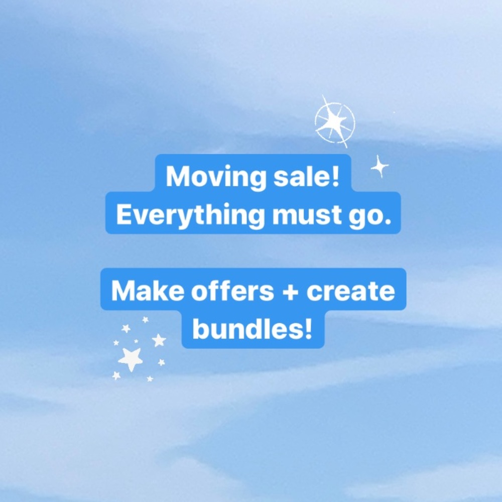 Moving Sale!